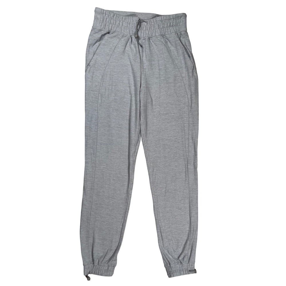 Lululemon Ready To Rulu Jogger Women 6 Heathered Silver Cinched Ankle Gray